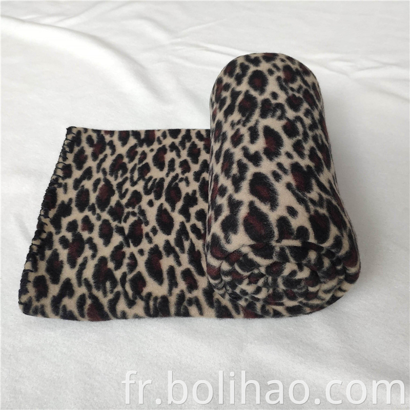 printed polar fleece blanket